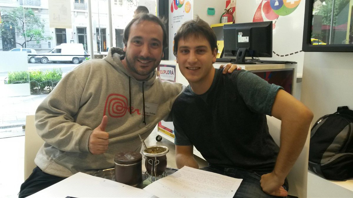 FundTierraVida's tweet photo. Nuestros voluntarios @JossObreg y @maxiidepetris trabajando su proyecto en el @voslohaces #cordoba http://t.co/RIvKU5ZQh9