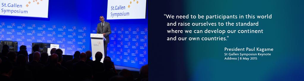 UrugwiroVillage's tweet photo. 3 Quotes from President #Kagame keynote at the 45th St Gallen Symposium @SG_Symposium #ProudlySmall #45SGS http://t.co/BsQBDPtwbN