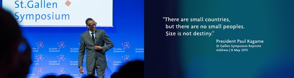 UrugwiroVillage's tweet photo. 3 Quotes from President #Kagame keynote at the 45th St Gallen Symposium @SG_Symposium #ProudlySmall #45SGS http://t.co/BsQBDPtwbN
