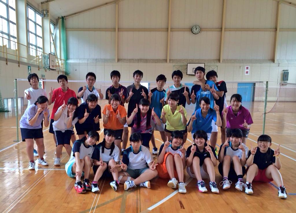 七高38期生女子バドミントン部 38 Sbc Twitter