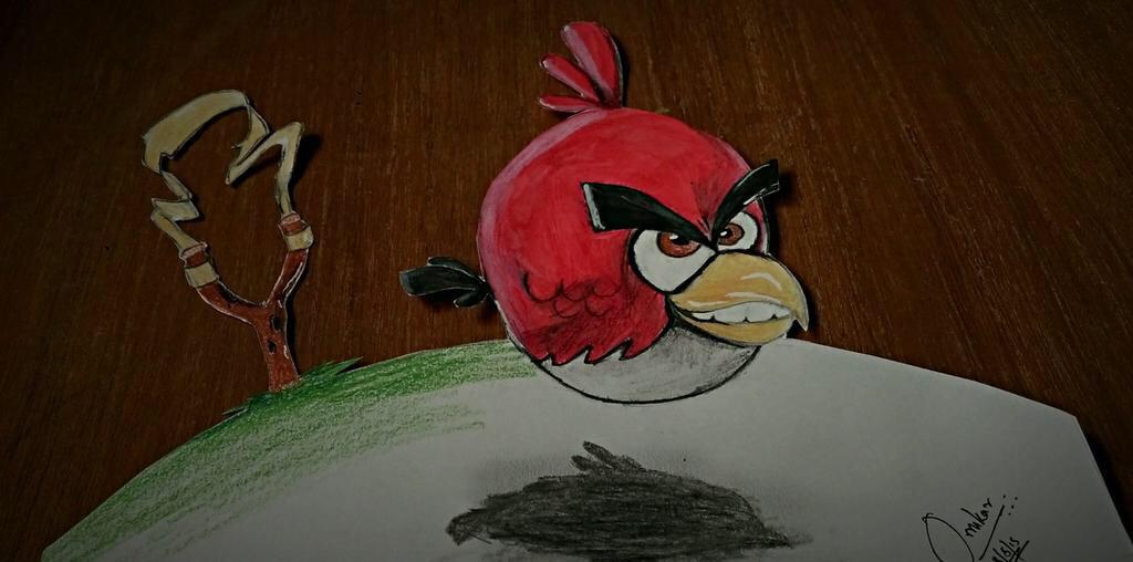 Hafiloveshruti's tweet photo. @shrutihaasan Take a look at this sketch done by @Shrutian_Omkar :) He did your favourite "Angry Bird" 🙈👌🏼 http://t.co/H1zLv3uN8w