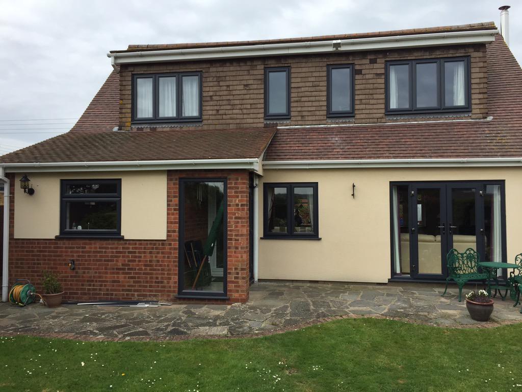 All windows and doors replaced with Anthracite grey uPVC windows lovely finish in #bulphan #essex <a href="/jfplastics/">John Fredericks</a>