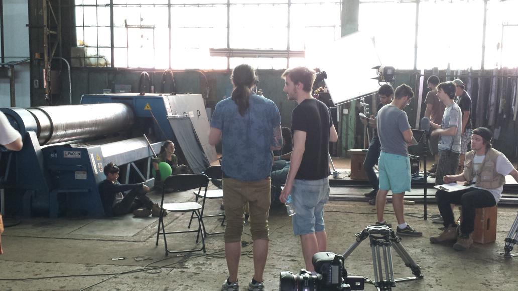 Invisivision's tweet photo. First scene with our fantastic up and coming actors together, Ethan and Lescia, in our epic project #Optic2015 http://t.co/HL9F9bIlNE