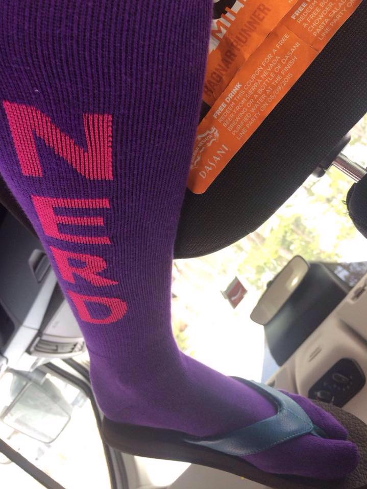 runnerdherd's tweet photo. #RagnarRelayCapeCod @KellyHardebeck nerding it up! http://t.co/TQk17mbVeg