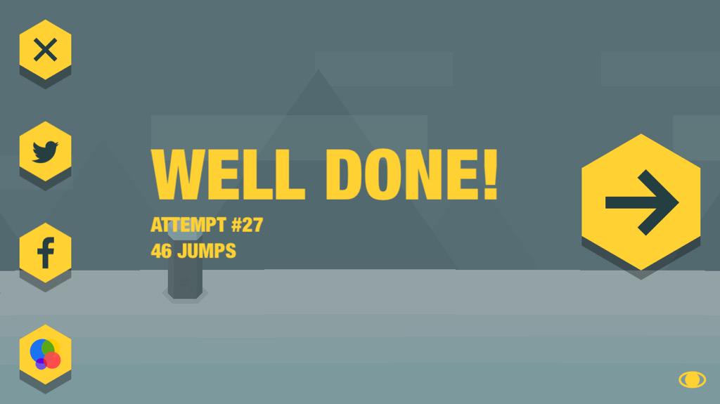 JustinEscamilla's tweet image. Completing ANY level of Mr Jump is a great feeling! Which is why I love it! #MrJumpContest