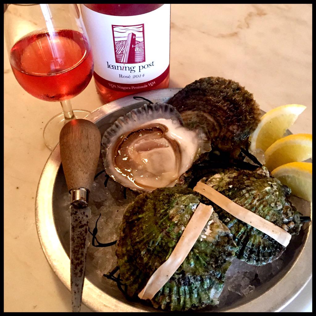 All you need for the best night: Rare #Belon #oysters &amp; just-released (extremely delicious) <a href="/LeaningPostWine/">Leaning Post Wines</a> Rosé.