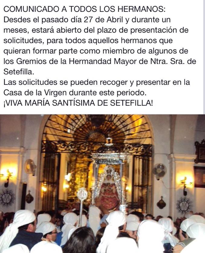 Hdad. de Setefilla tweet media