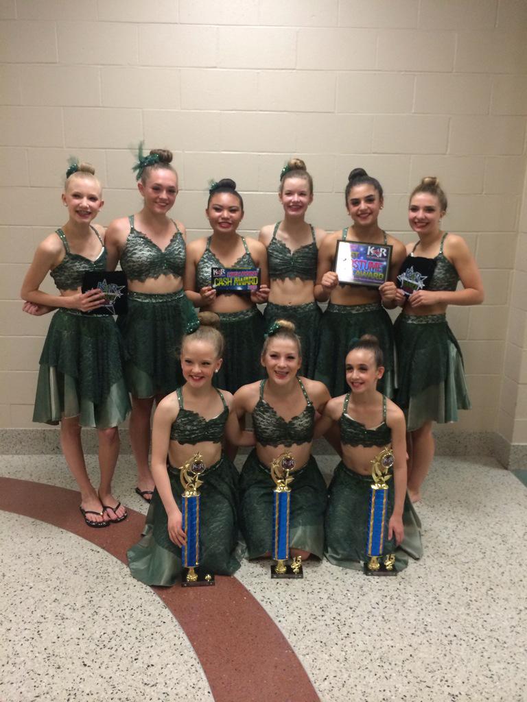 Congrats!!! Contemporary Small Group Out of the Woods Overall 1st place &amp; Best Costume Award!