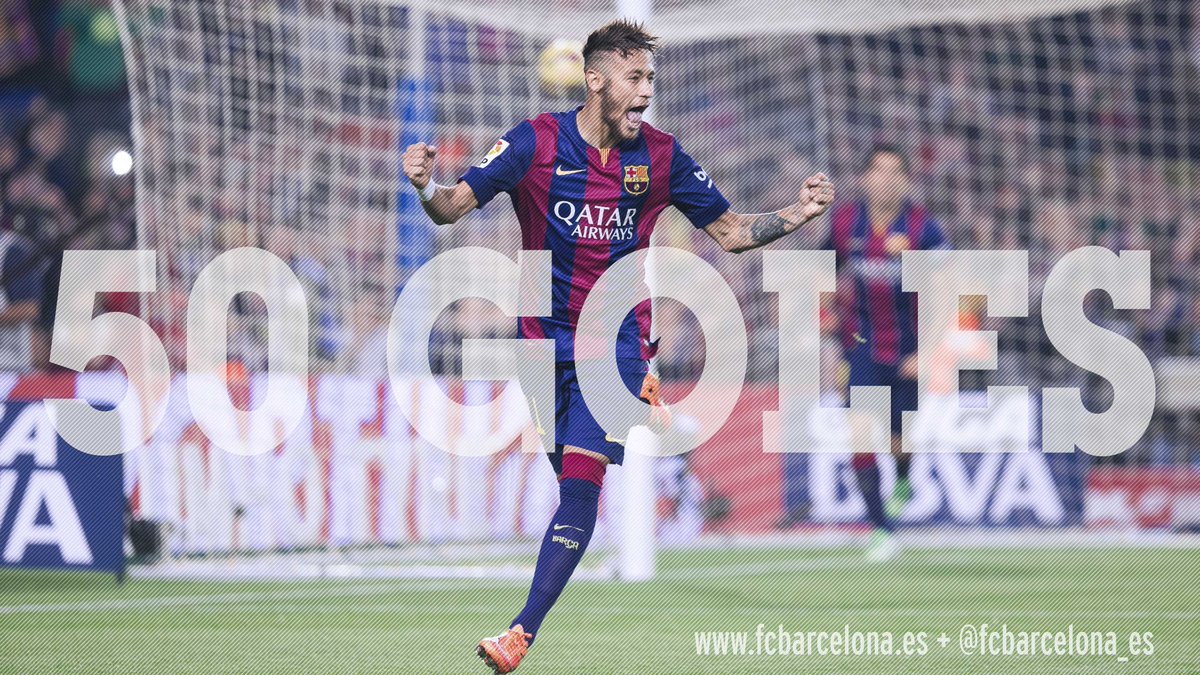 FCBarcelona_es's tweet photo. Minuto 50: GOOOOOOOOOL DEL BARÇA. GOOOOOOOOOOL DE NEYMAR (1-0)  #FCBlive http://t.co/eng6Cxaz2J