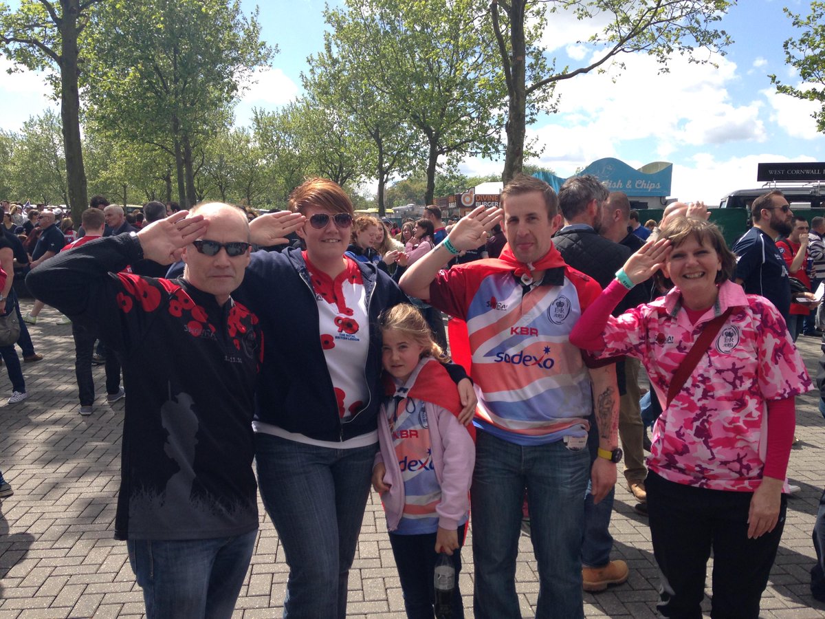ArmedForcesDay's tweet photo. We've been collecting salutes at #ArmyNavyRugby! #SaluteourForces to show your support: http://t.co/ioDIUivonn