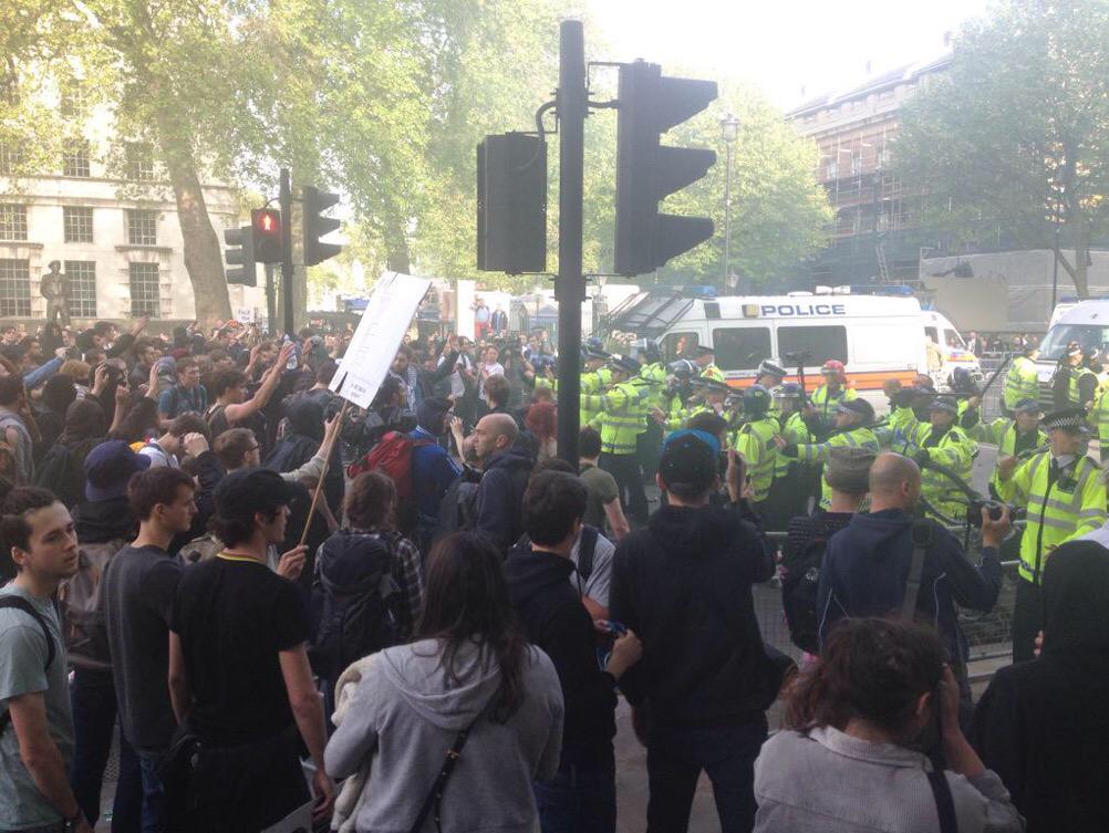 NathanLordUK's tweet image. The #ToriesOut protest in London looks mad