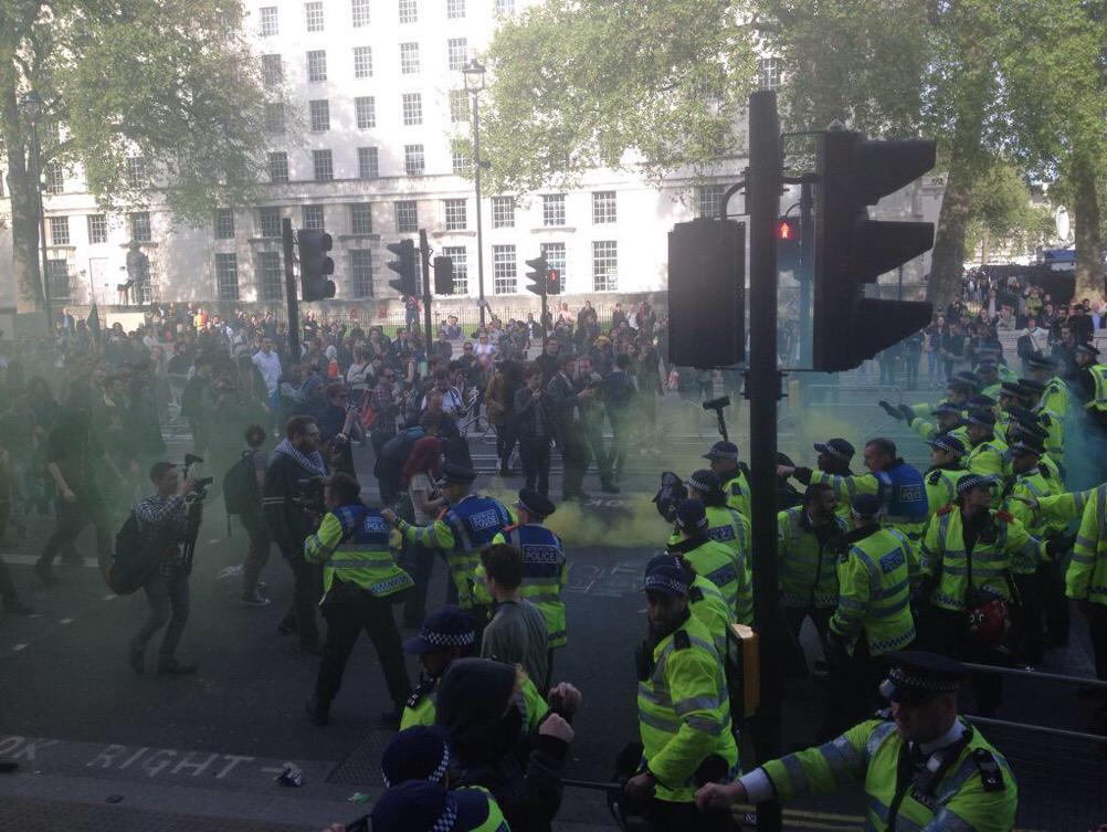 NathanLordUK's tweet image. The #ToriesOut protest in London looks mad