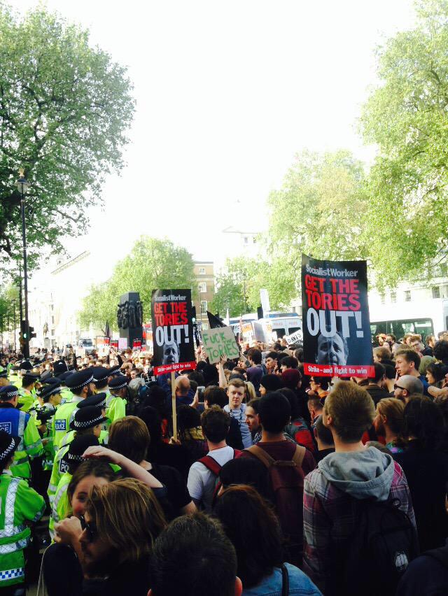 NathanLordUK's tweet image. The #ToriesOut protest in London looks mad