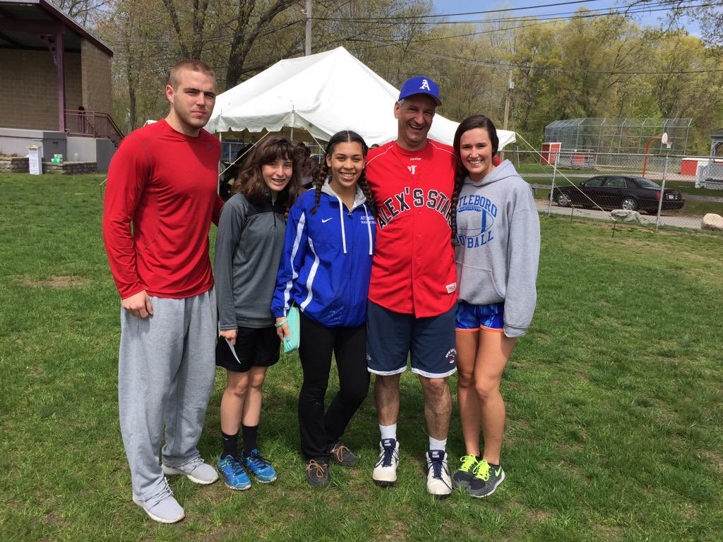 AHSGirlsHoop's tweet photo. Girls Hoop supporting Coach Blase and the AMB-Be a Hero event. http://t.co/SeFGlqzoCw