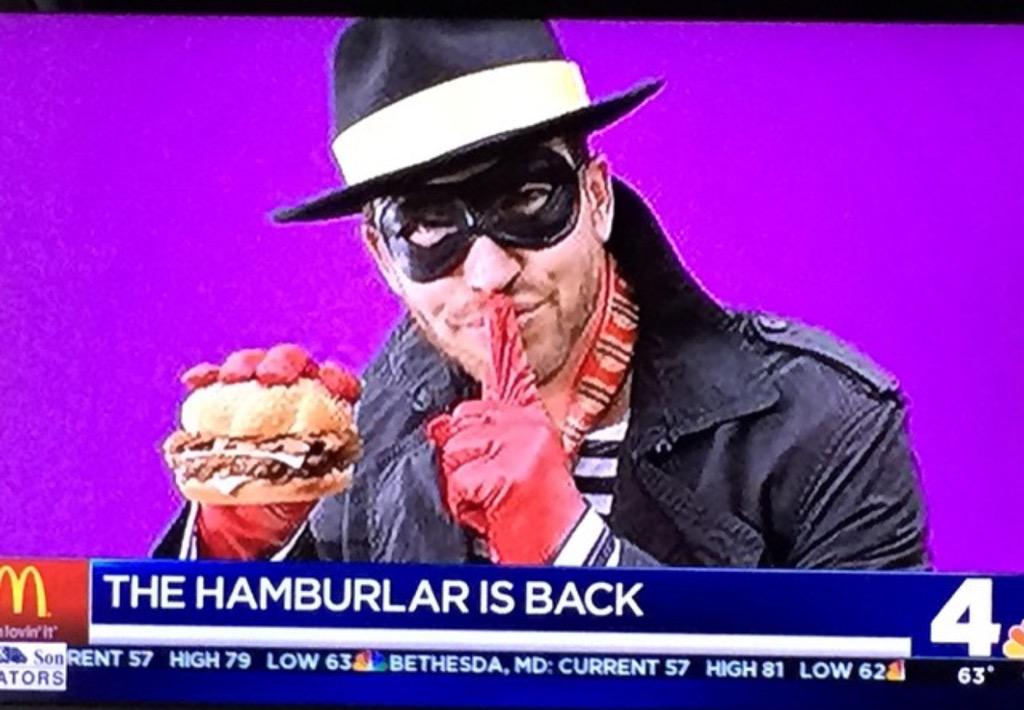 splurt's tweet photo. COINCIDENCE OR NAH? #BOOTYBURGLAR VS. #HAMBURGLAR http://t.co/nBvyDcw9pY