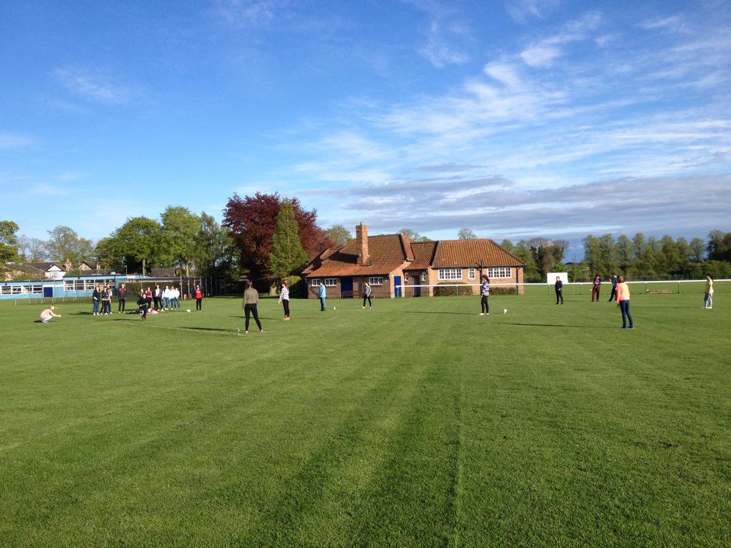 So nice to make the most of a lovely evening with a few brave #FenwickSmith lads joining #OrchardHouse for rounders!