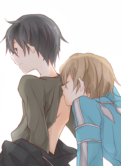 背中にキスのtwitterイラスト検索結果