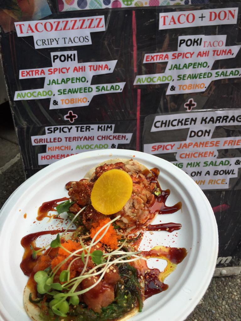festivefest's tweet photo. Behind the scenes: "spicy ter-kim" @mannajpt Japanese comfort food...real comfy http://t.co/nBh0UkoOIp
