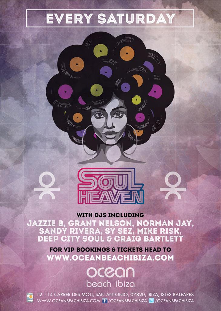 OBeachIbiza's tweet photo. This summer @soul_heaven is looking bigger than ever &amp; we can't wait to see what they have in store for us! http://t.co/oNLtAv1XU0