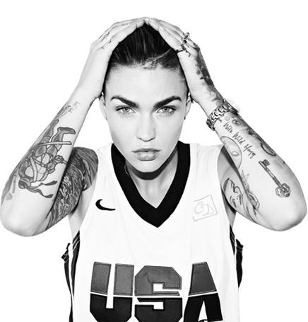 thingslesbian's tweet photo. Ruby Rose😍😍 http://t.co/5sGpJEOocG