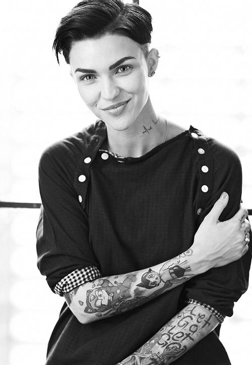 thingslesbian's tweet photo. Ruby Rose😍😍 http://t.co/5sGpJEOocG