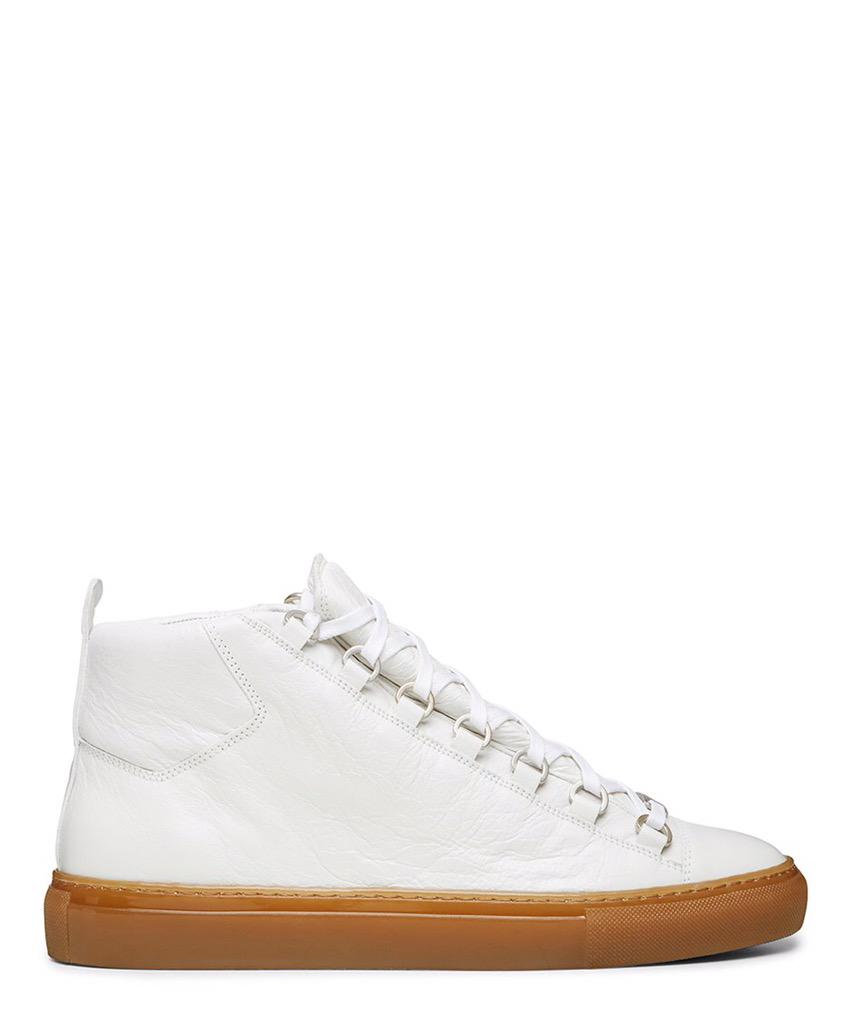 balenciaga arena white gum