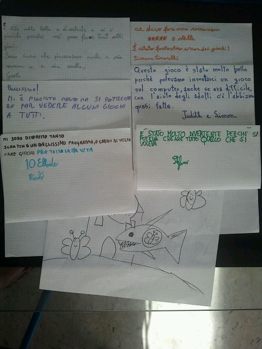 CoderDojoTo2's tweet image. #coderdojoto2 allo #ScratchDay prende 5 stelle e 10 e lode! Grazie bambini, grazie #genitori e grazie #mentor