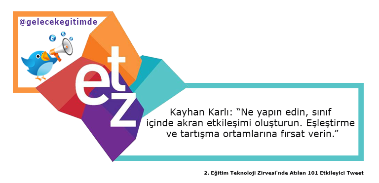 EdTechSummit's tweet photo. 2. Eğitim Teknoloji Zirvesi'nde Atılan 101 Etkileyici Tweet -101- @gelecekegitimde: #edtechsummit #etz15 #egt #edtech http://t.co/rXuAEhT0WA