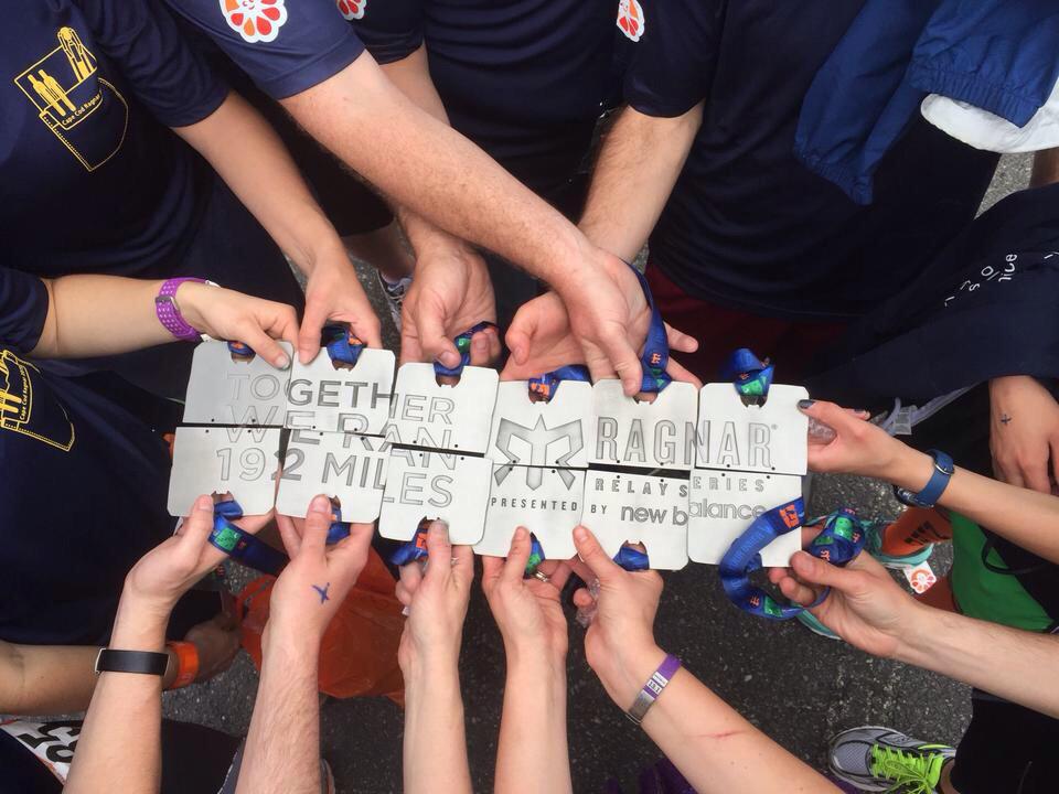 runnerdherd's tweet photo. "Together we ran 192 miles" #RagnarRelayCapeCod http://t.co/78LEUgXV8g