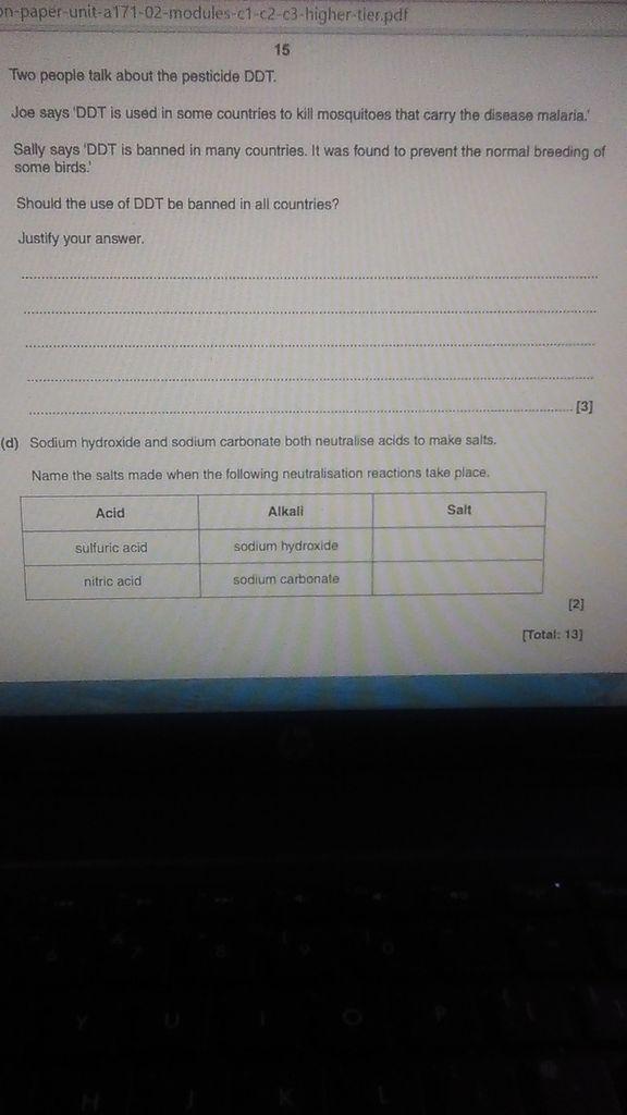 RufusCarmichael's tweet photo. Turns out the osprey section on DDT May help with chemistry on the unit 1 ocr paper 😂 http://t.co/Ro6cEiEufo