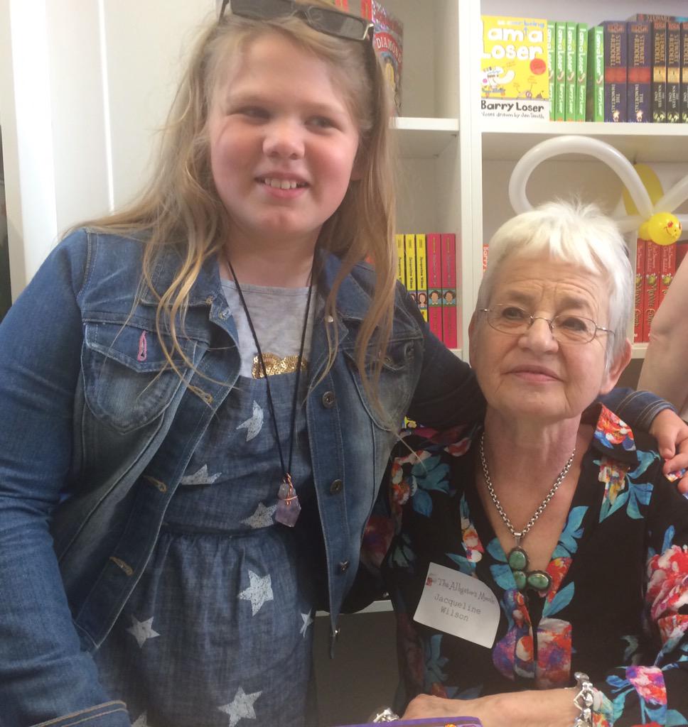 .<a href="/thingsgretasays/">Greta Benn</a> met one of her heroes, Jacqueline Wilson, at the <a href="/alligatorsmouth/">Alligator's Mouth</a> launch