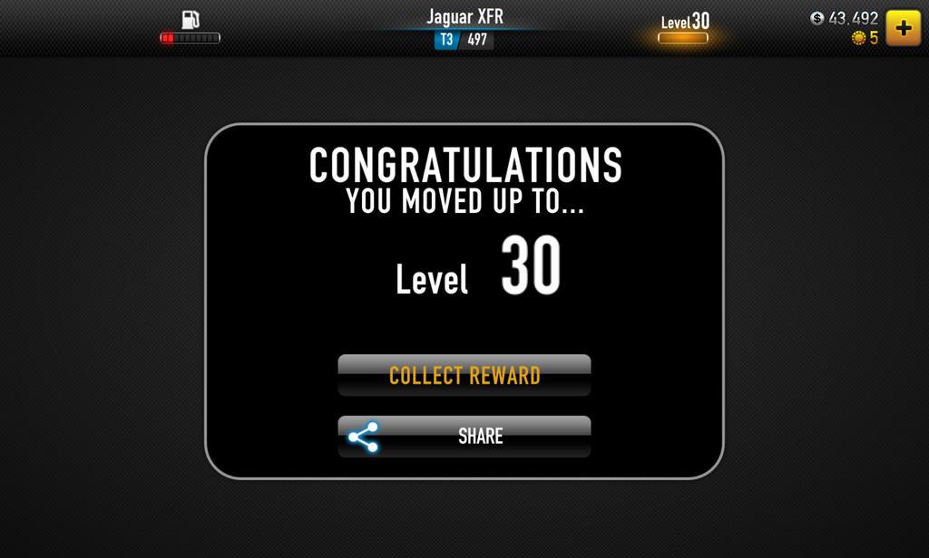 I just moved up to level 30 in #CSRRacing for Android! You should check it out for FREE!
nmgam.es/crgt