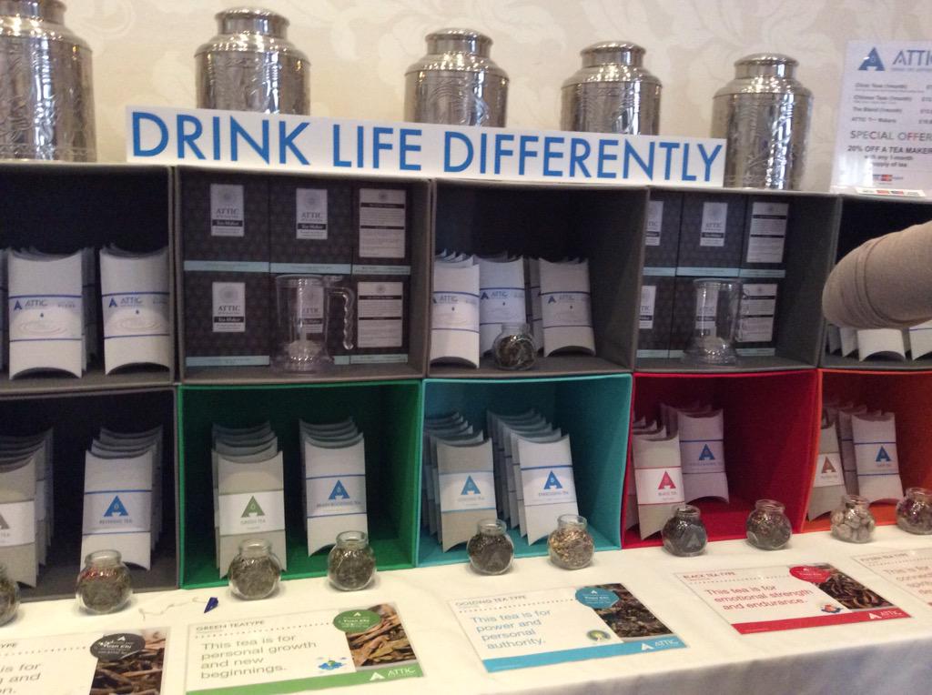 The amazing Attic Tea - taste at the CNHS tomorrow - we open at 10.30 ....