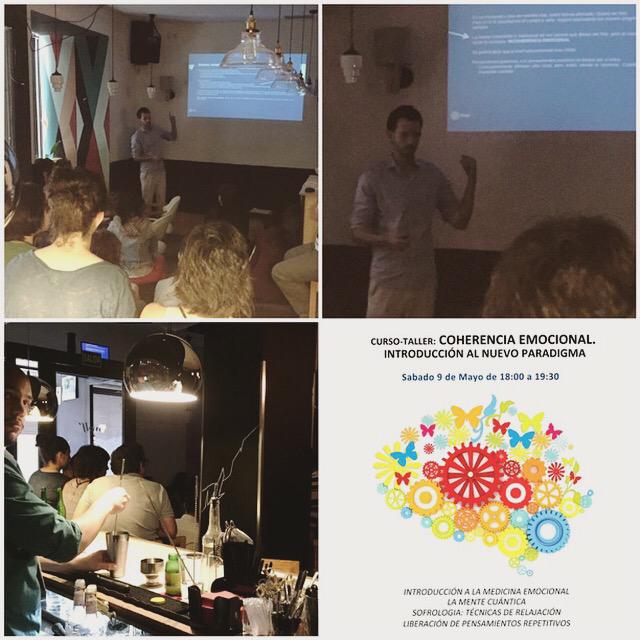 wolfcocktailbar's tweet photo. Coherencia Emocional con Carlos Cardeña. #wolfbar #cocktail #cocteleria #charla #madrid  #huertas #barriodelasletras http://t.co/IOizwEPCcQ
