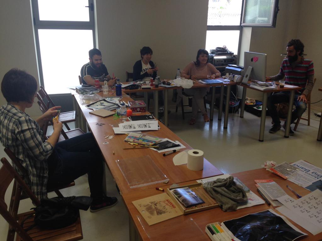 Hoy hemos rematado el taller con Pere Ginard.