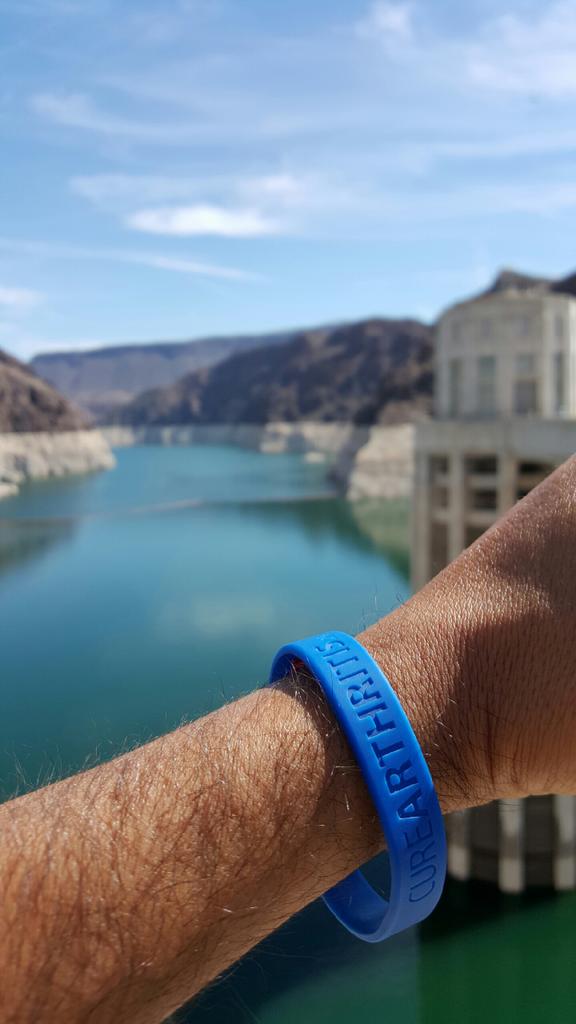 We were at Hoover Dam! Let's #CureArthrtitis! #GoBlue #GiveBack #RaiseAwareness #MayIsArthritisAwarenessMonth