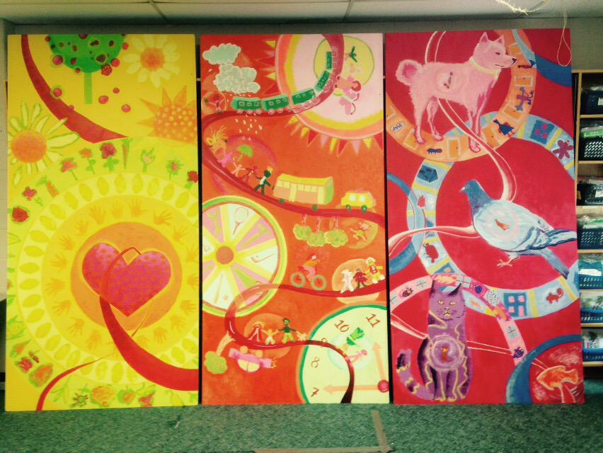 DasDowntown's tweet photo. All 6 new murals in their full glory! @tdsb @kwamelennon http://t.co/ZLX727aMk5