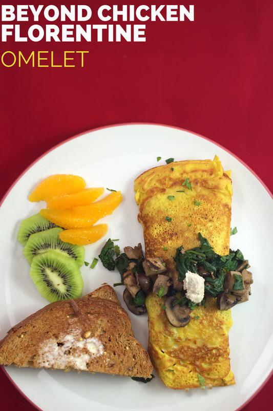 TheSexyVegan's tweet photo. We're up all night to #GetBrunchy with the @BeyondMeat Chicken Florentine Omelet. http://t.co/XpEyAq7vxP http://t.co/LxS7J33PMb