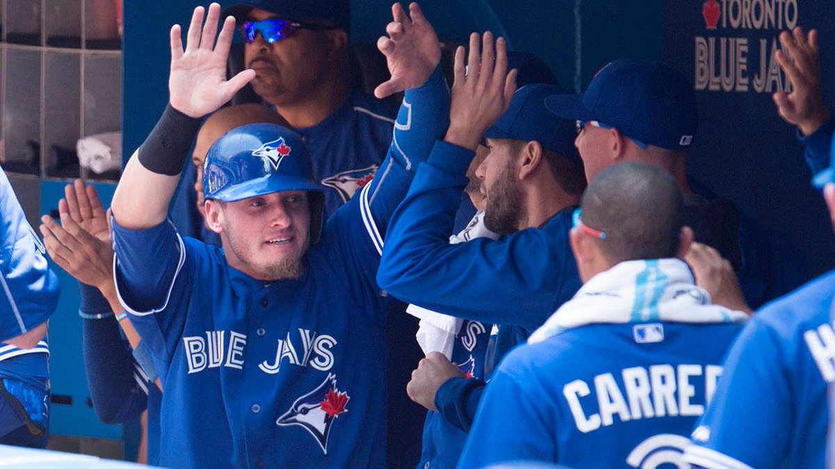 Sportsnet's tweet photo. Introducing the scary potential the #BlueJays "Gauntlet" http://t.co/tfGAWnX4Ws @Wilnerness590 http://t.co/WN82rAHu14