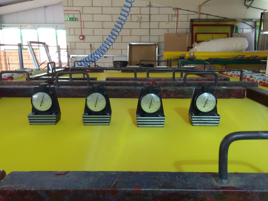 adcolourinks's tweet photo. The tension mounts!!! Weekly tension meter checks http://t.co/7qZDH1f9bv