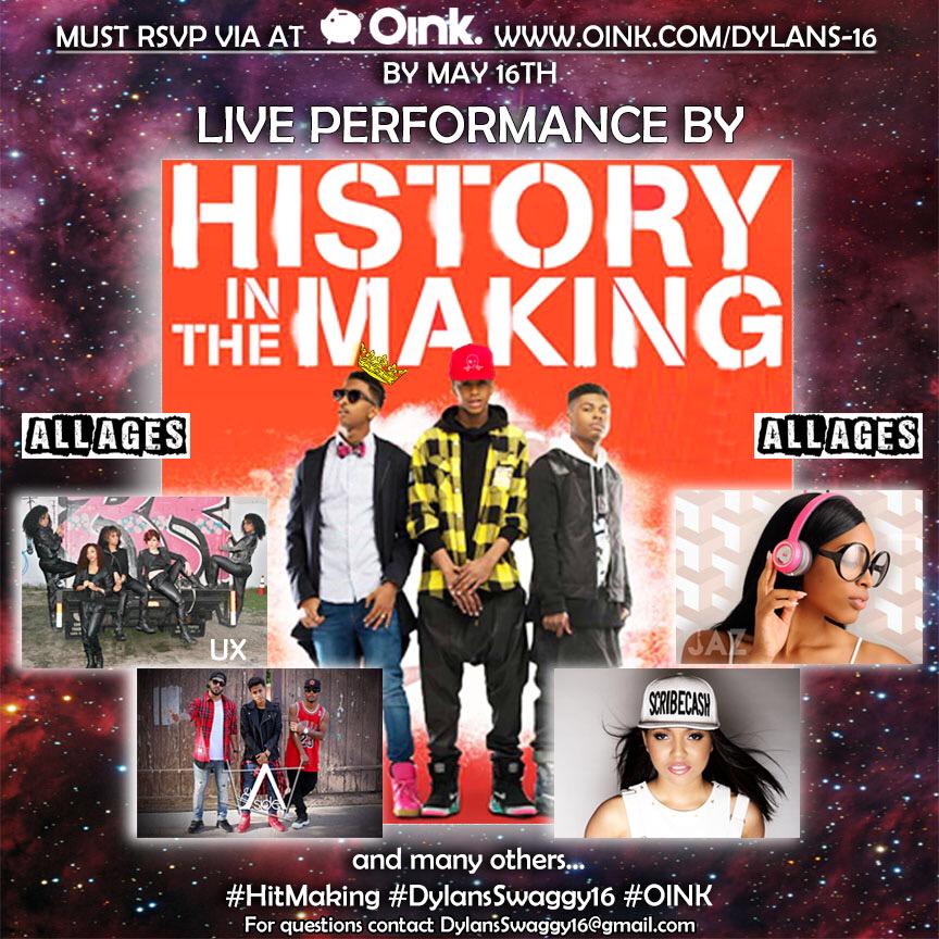 <a href="/HITMaking/">HistoryInTheMaking</a> Sign up for that OINK CARD before it's too late! IT'S THE ONLY WAY YOU CAN ATTEND! oink.com/dylan-16
