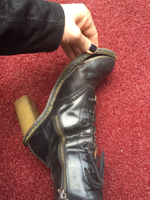 Wow, really @drmartens? I've had these shoes for only one year. I thought Docs were supposed to last