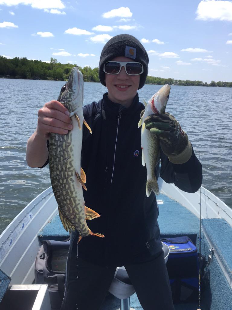 schwittersla's tweet photo. Fishing opener #success #beastmode #thepond http://t.co/x8zWgvA4BQ
