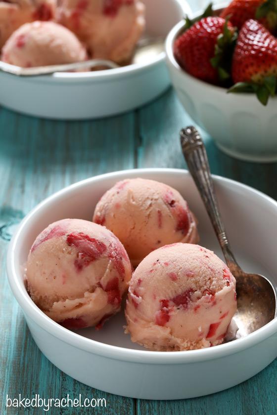 RecipeGirl's tweet photo. I can't wait to try this: Strawberry Coconut Milk Ice Cream http://t.co/3xqNruPlSS via @bakedbyrachel http://t.co/6lJ3BflwdE