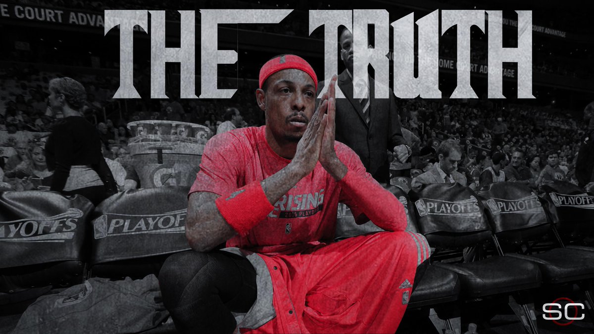 SportsCenter's tweet photo. That's why he's THE TRUTH! Paul Pierce hits the game-winner as Wizards beat Hawks in Game 3, 103-101 http://t.co/8fgRt2hVtF