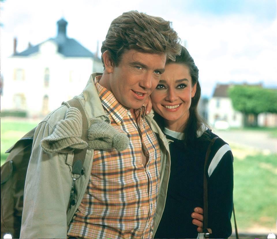 \" Happy Birthday Albert Finney,  with his Two For the Road co-star Audrey Hepburn. 