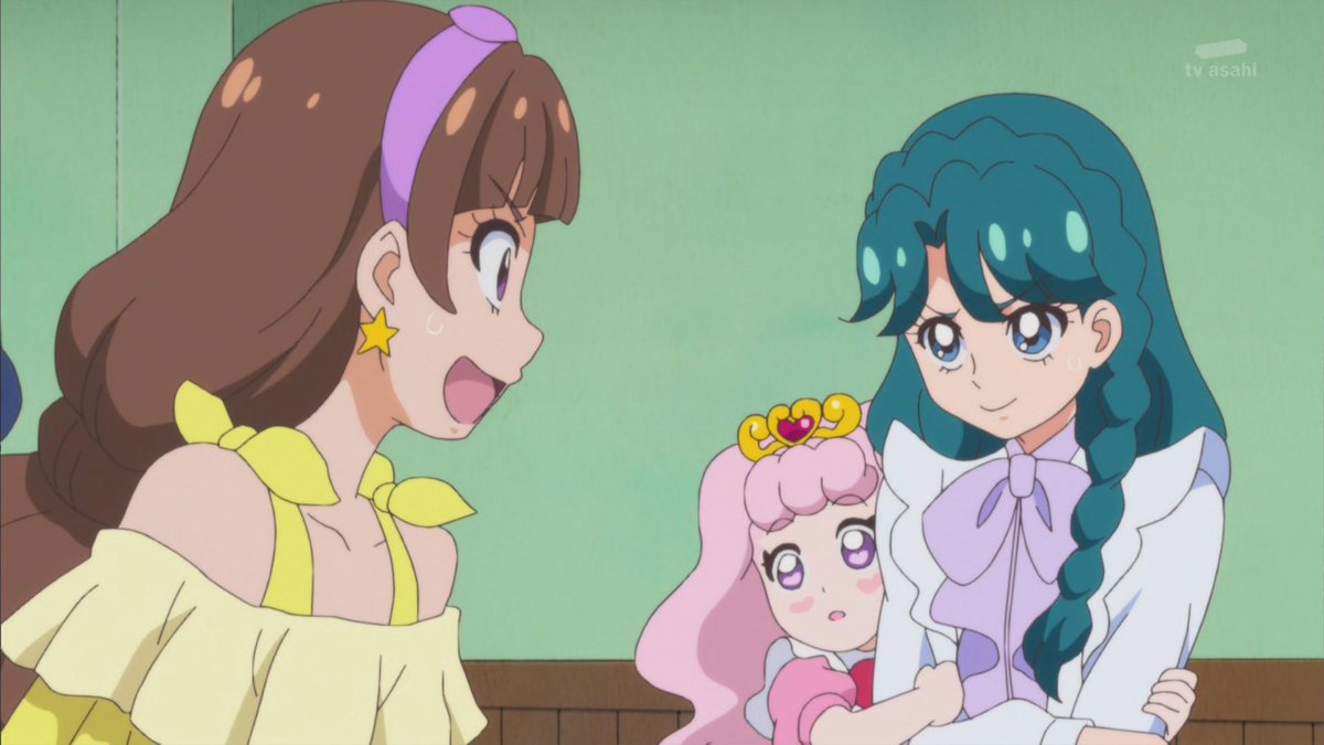 Twitter पर ぽんこつ パフをごまかす きららちゃんと慌てるみなみんがカワイイ Precure Http T Co Y2azpraccn