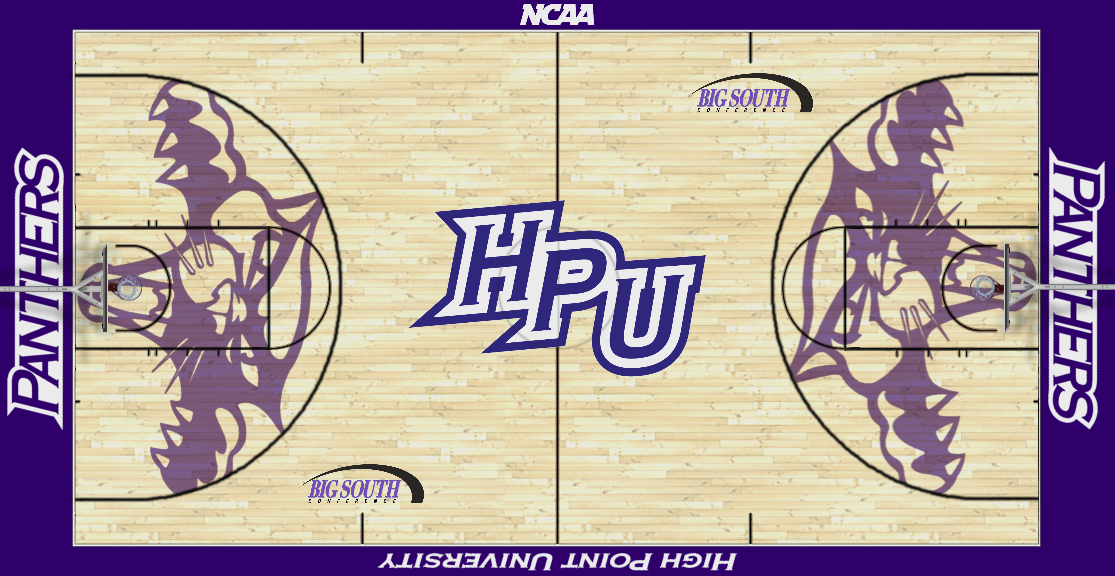And1Designs's tweet photo. High Point Panthers Basketball Court Concepts (Big South) http://t.co/UTU9TiQK1Z