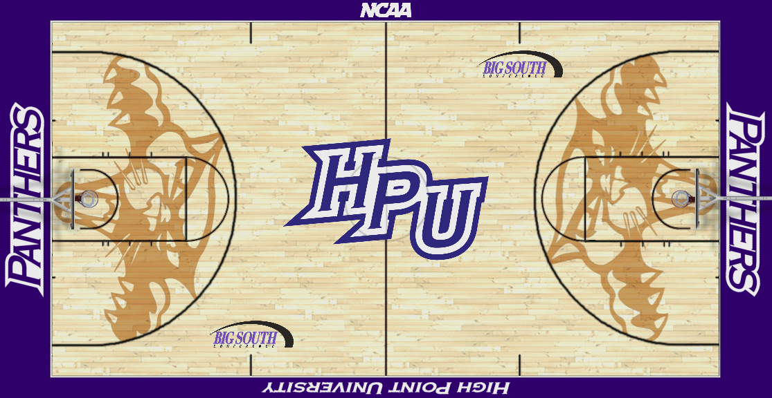 And1Designs's tweet photo. High Point Panthers Basketball Court Concepts (Big South) http://t.co/UTU9TiQK1Z