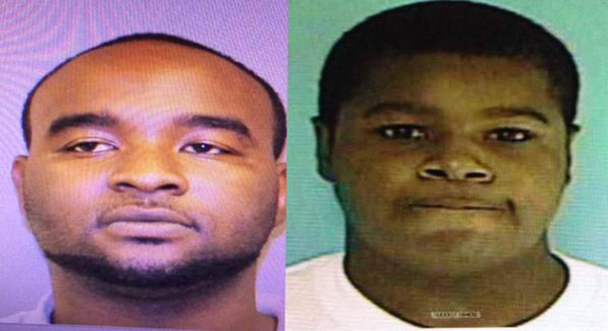NBCNews's tweet photo. Manhunt underway for suspects after 2 Mississippi police officers shot and killed http://t.co/VCmwdiS74a http://t.co/xg24uHRDAm